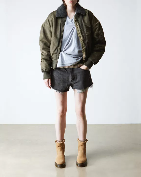 Anistone Lo Suede Biker Boots