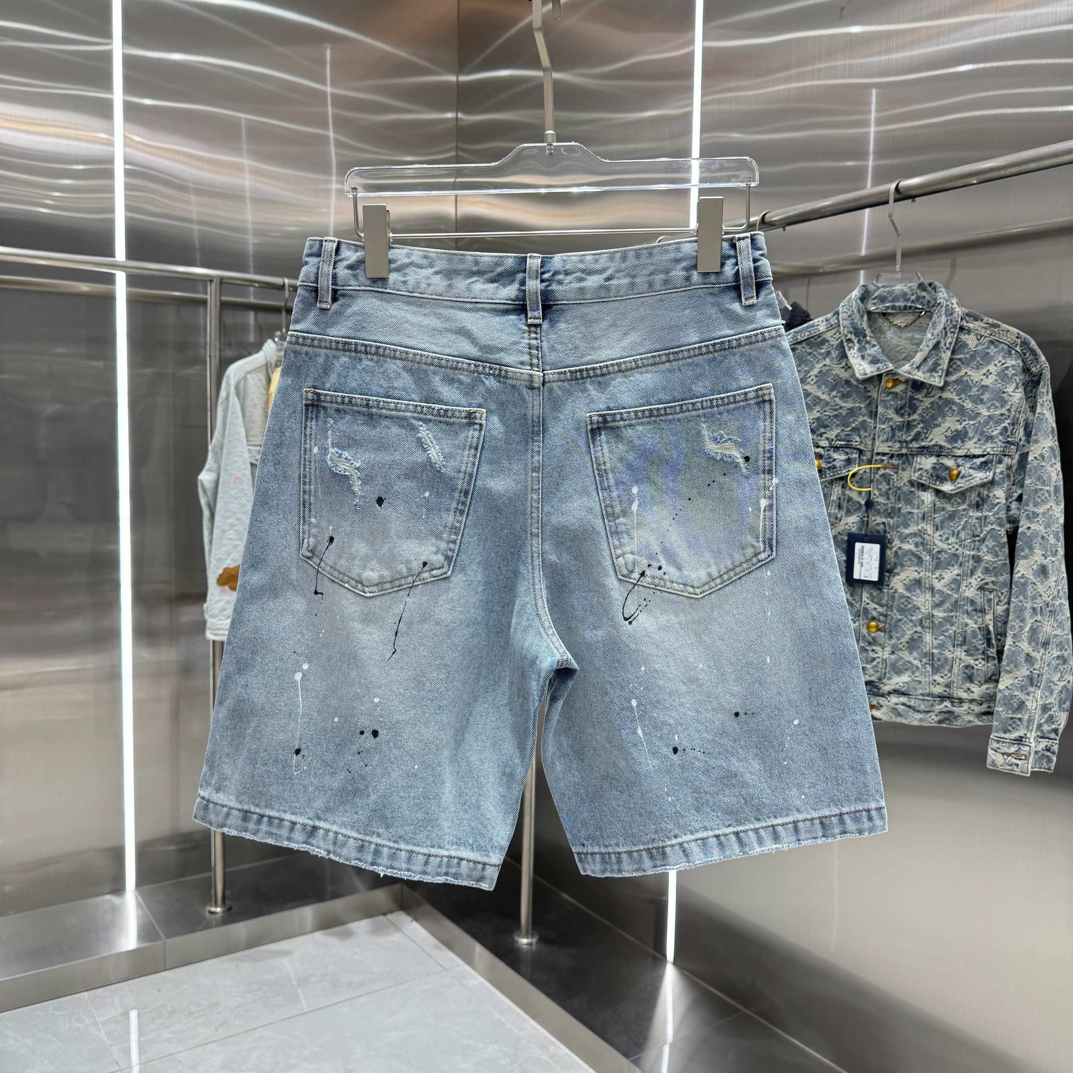 Chrome H Denim shorts