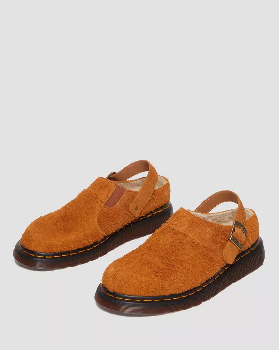 Isham Faux Shearling Lined Suede Mules
