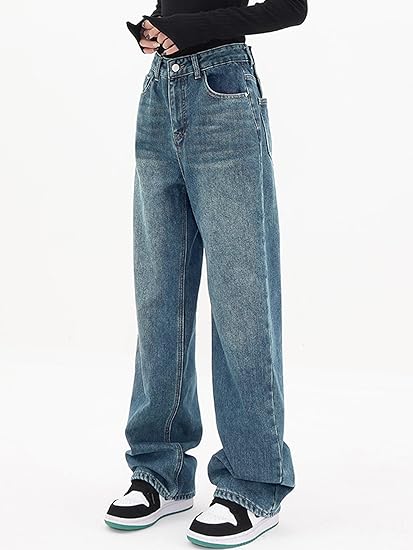 AERLEN Jeans for Women Wide Leg Baggy Jeans