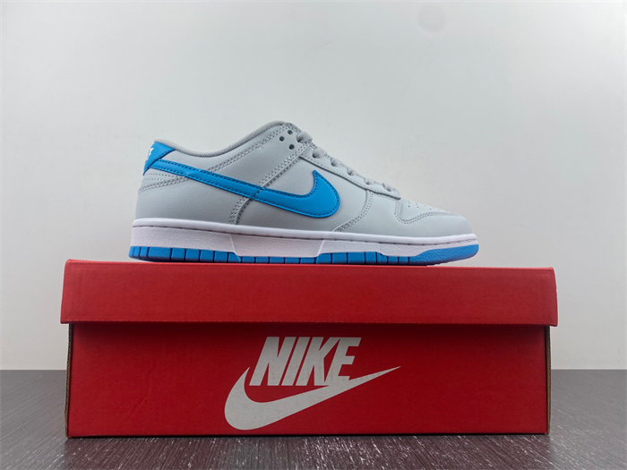 NK Dunk Low Retro Pure Platinum Blue Lightning DV0831-001