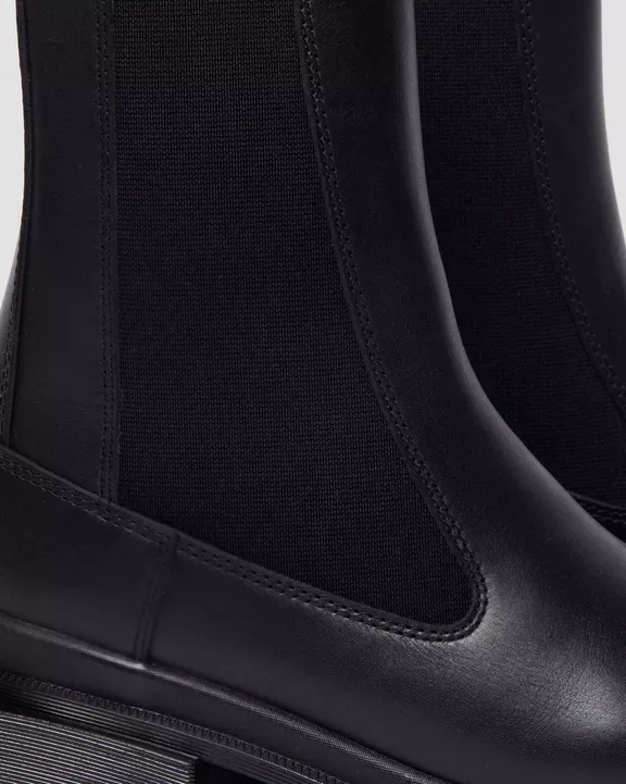Maybole Square Toe Leather Chelsea Boots