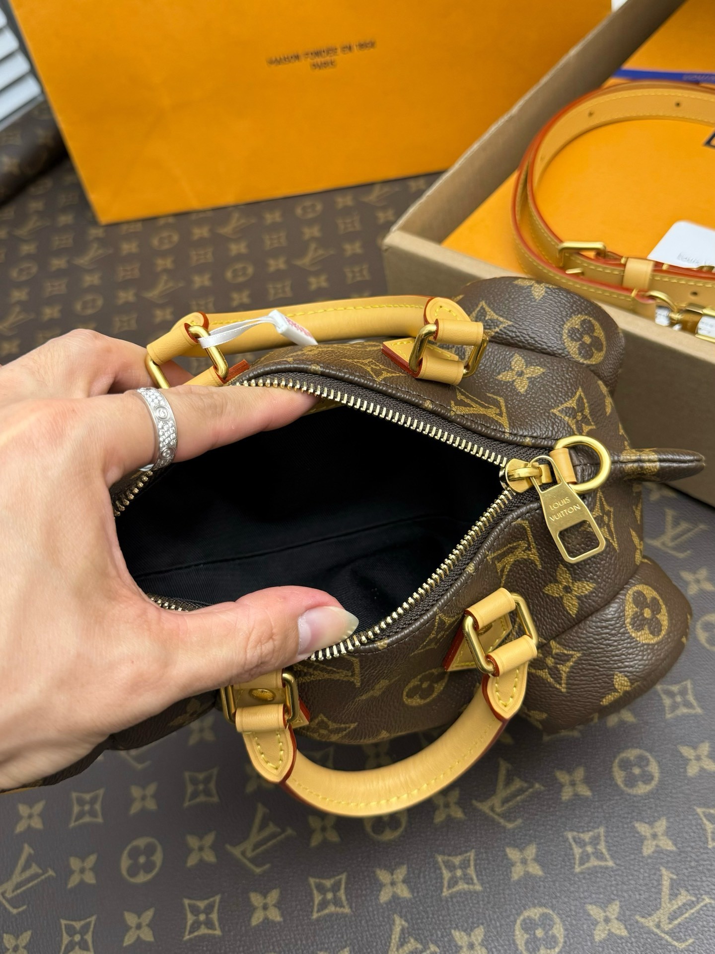 LV's new season POOCH BAG handbag M12617
