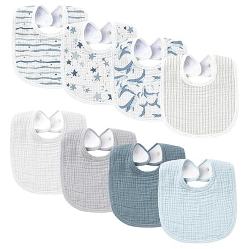 CLOUDBABY-BIB Muslin Baby Bibs