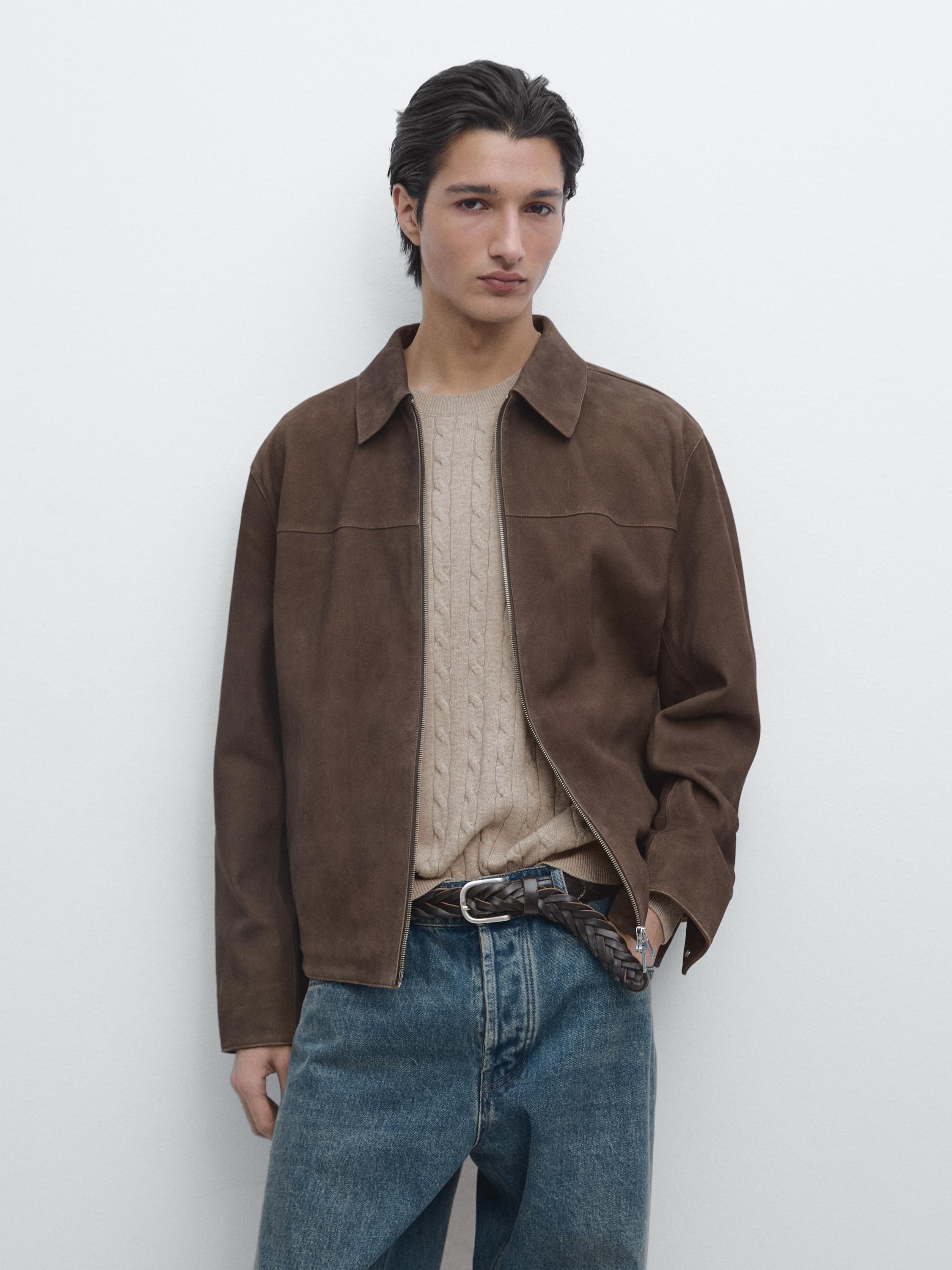 Chaqueta piel ante