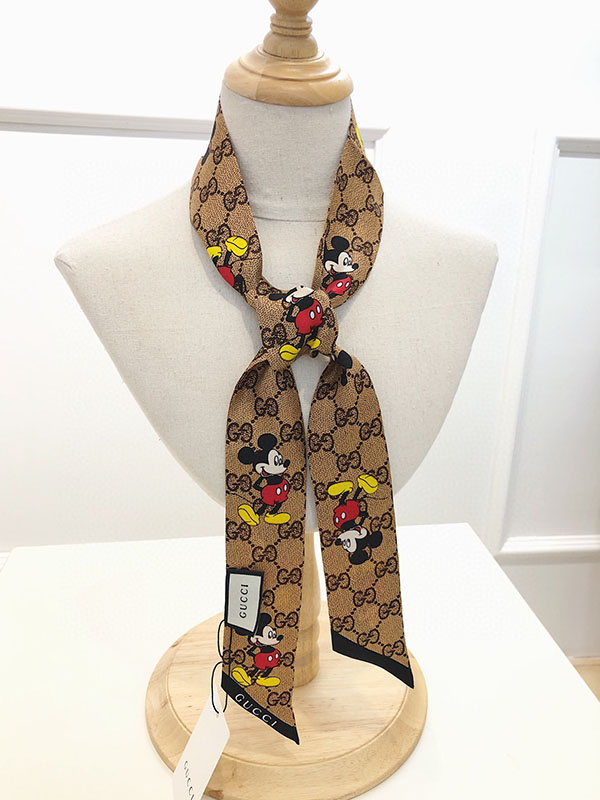 120x8cm Classical Handbag Ribbon Scarf Neck Bow WJ-987013