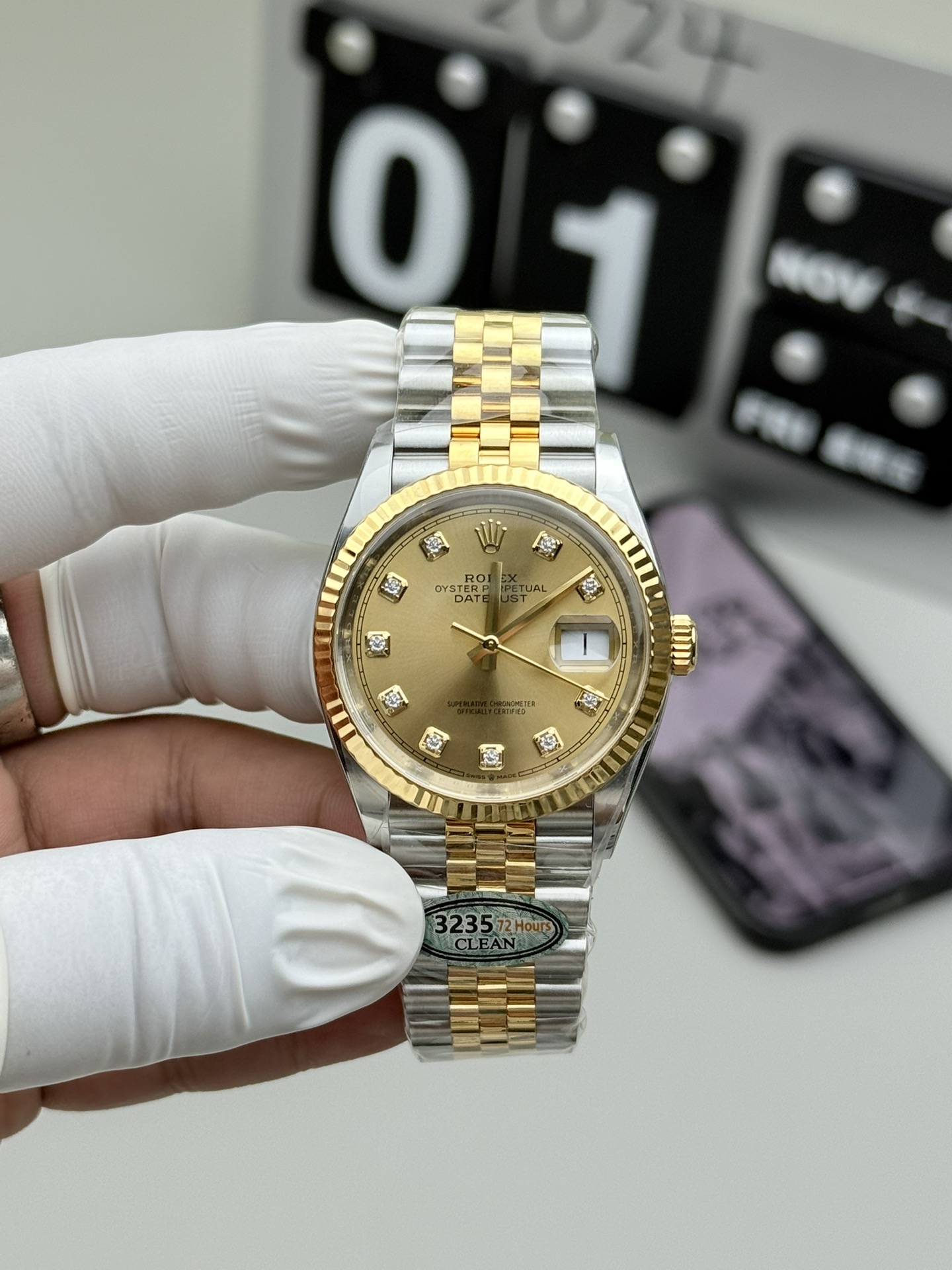Clean Factory 126233-0017 Two-Tone Datejust 36 Replica