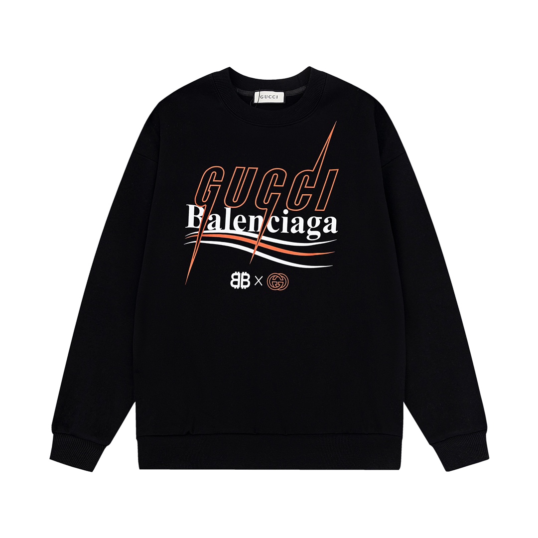 BLCG x GUC Hoodies Black