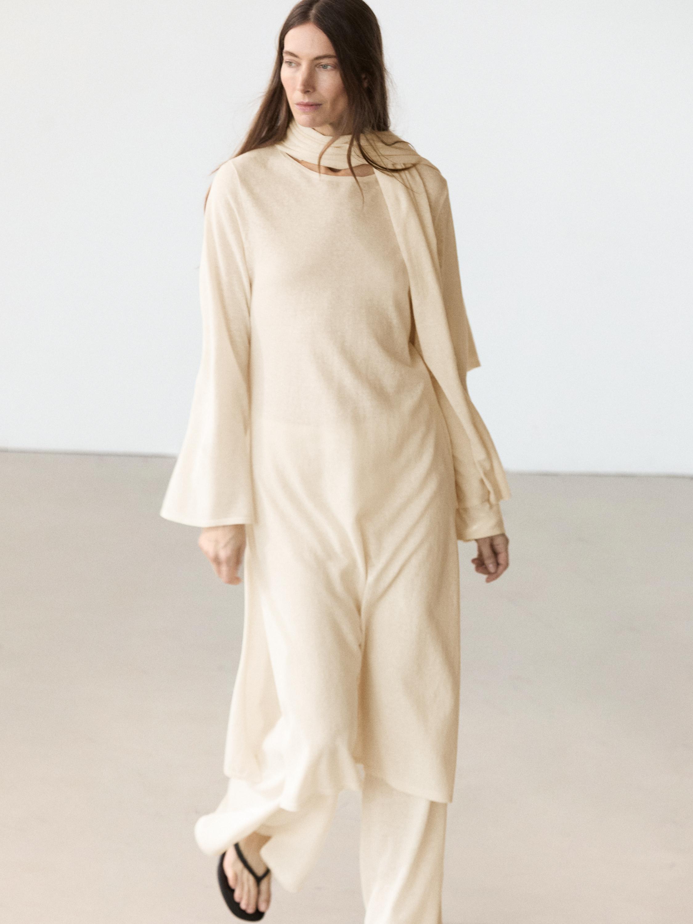 Vestido túnica fluido total look
