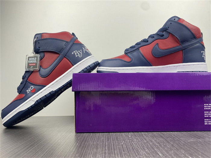 NK SB Dunk High Supreme By Any Means Navy DN3741-600