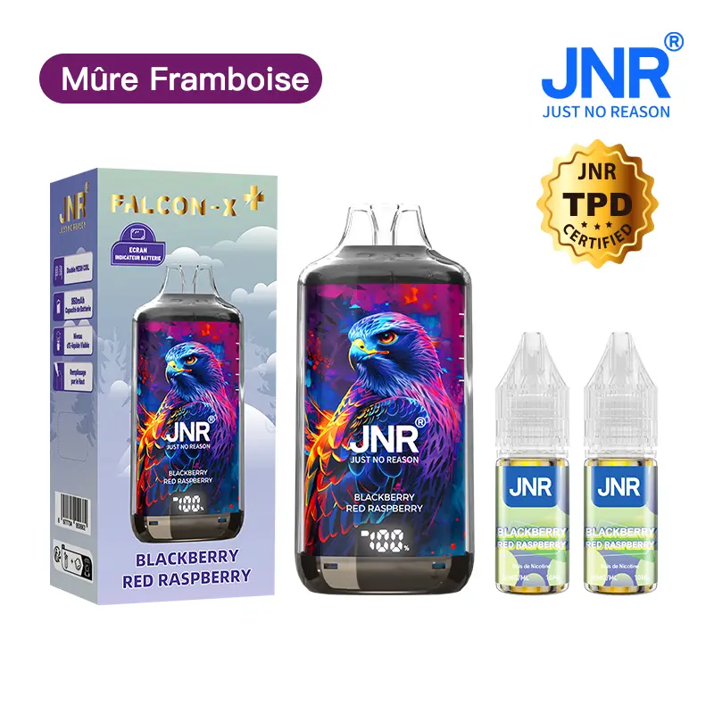 JNR Falcon X⁺ (Falcon X Plus) 28000 Puffs - Kit Pod Remplissable et Rechargeable - Vape Grok