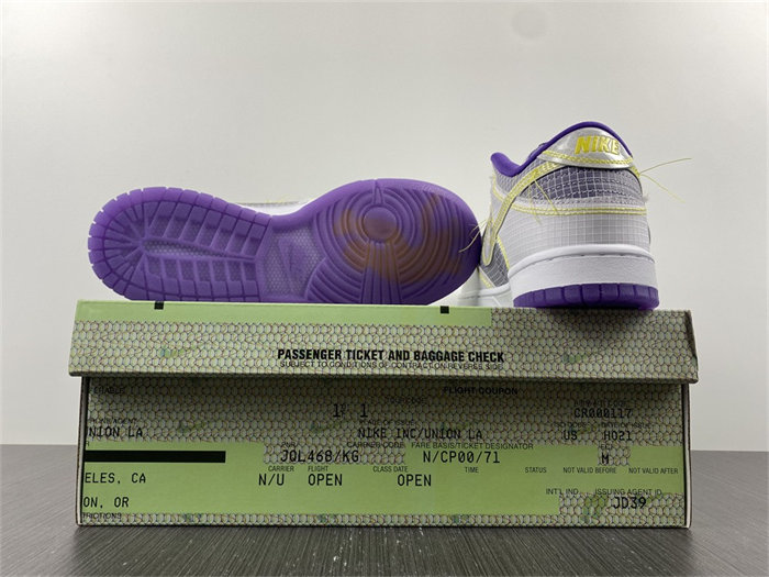 NK Dunk Low Union Passport Pack Court Purple DJ9649-500