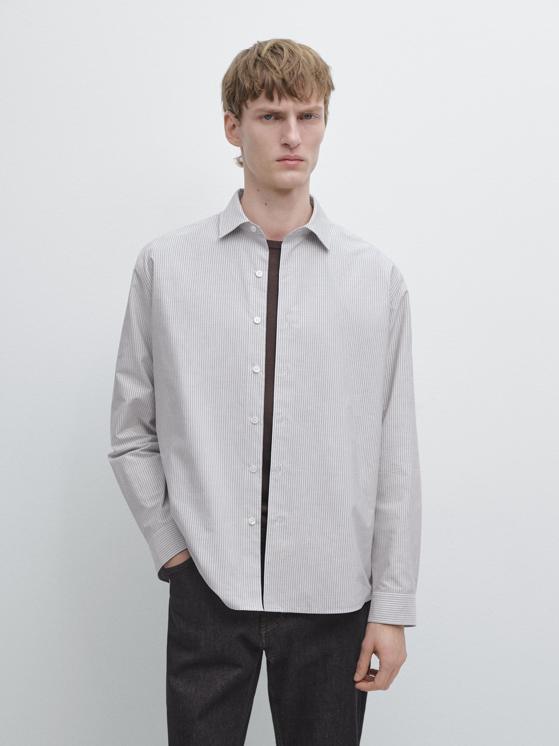 Camisa regular fit 100% algodón