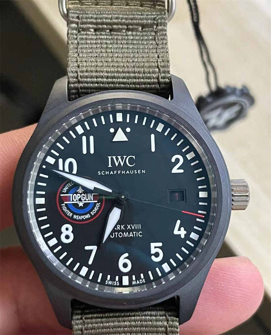 V7 Factory IWC IW324712 Replica – Ceramic Pilot Mark XVIII SFTI-Style 41 mm Auto Watch