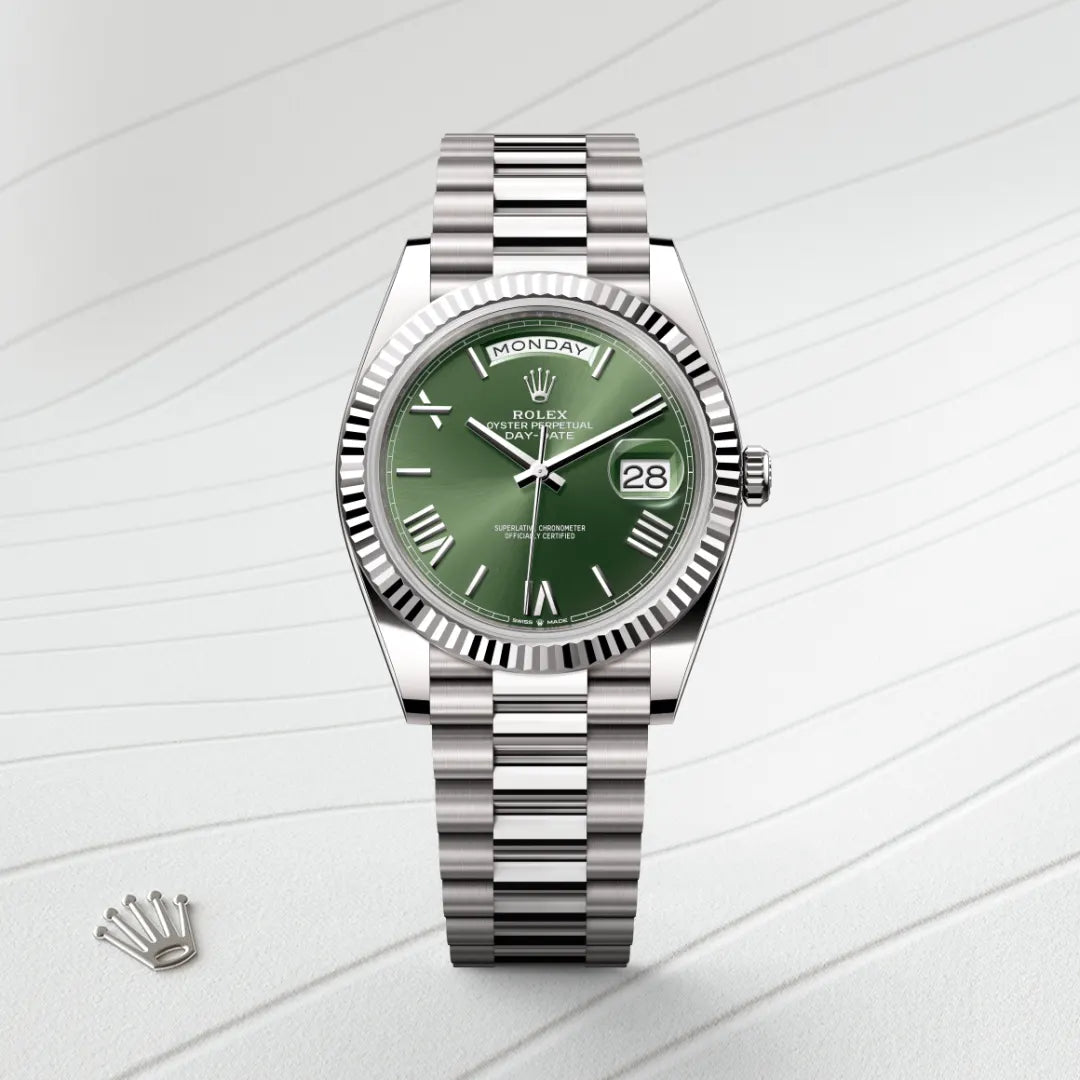 2025 Day-Date 40 Rolex Oyster, 40 mm, white gold M228239-0033