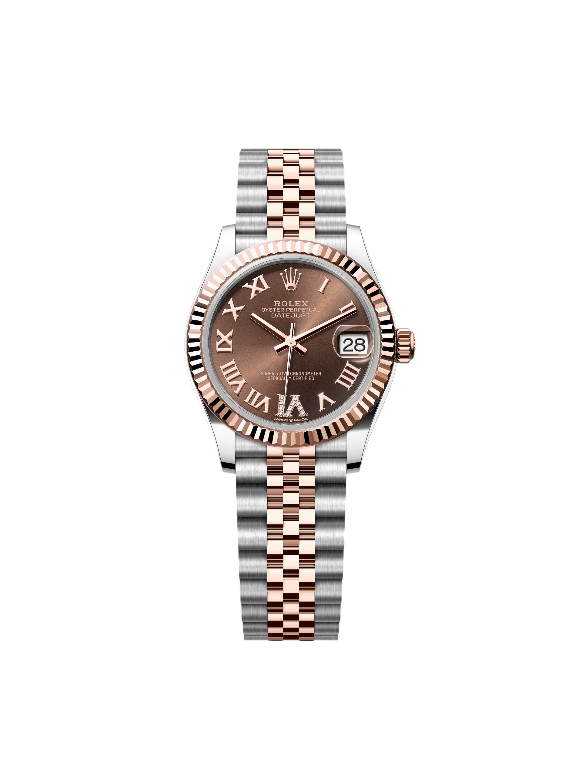Rolex Datejust m278271-0003/0004 Chocolate 31mm Dial Oyster Bracelet Watch