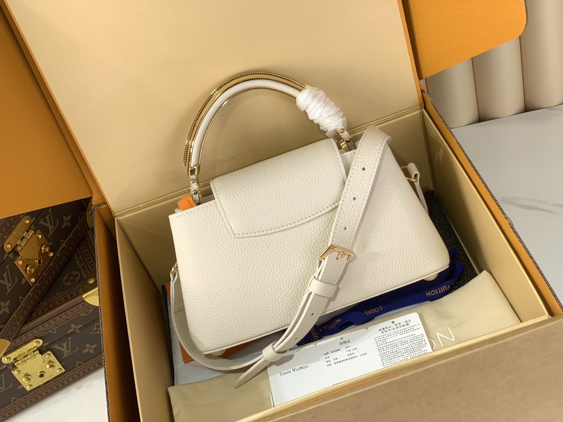 LOUIS VUITTON M26345 Capucines East-West Mini