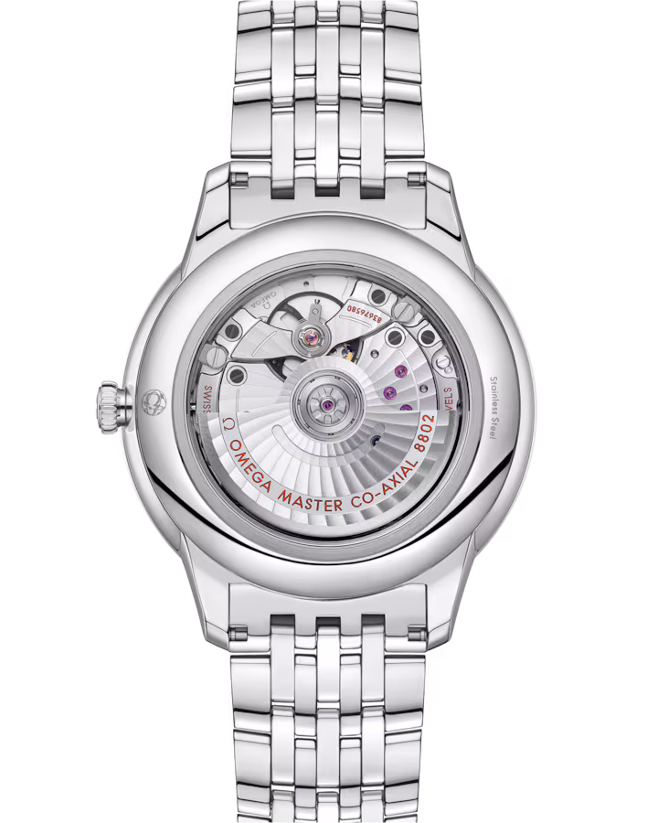 Omega De Ville Prestige 41mm Red Dial Stainless Steel Bracelet 434.10.41.20.11.001