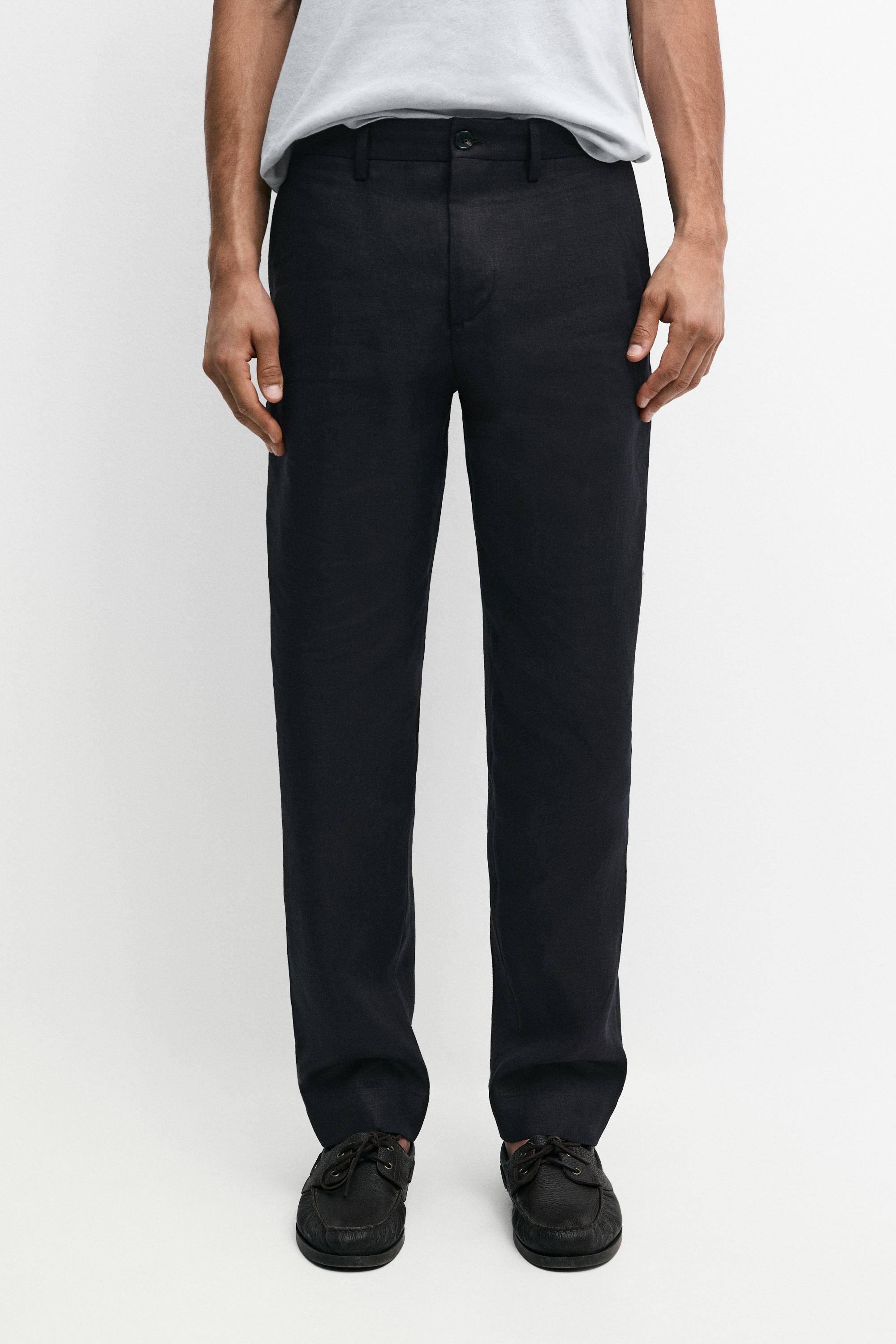 Pantalón traje lino