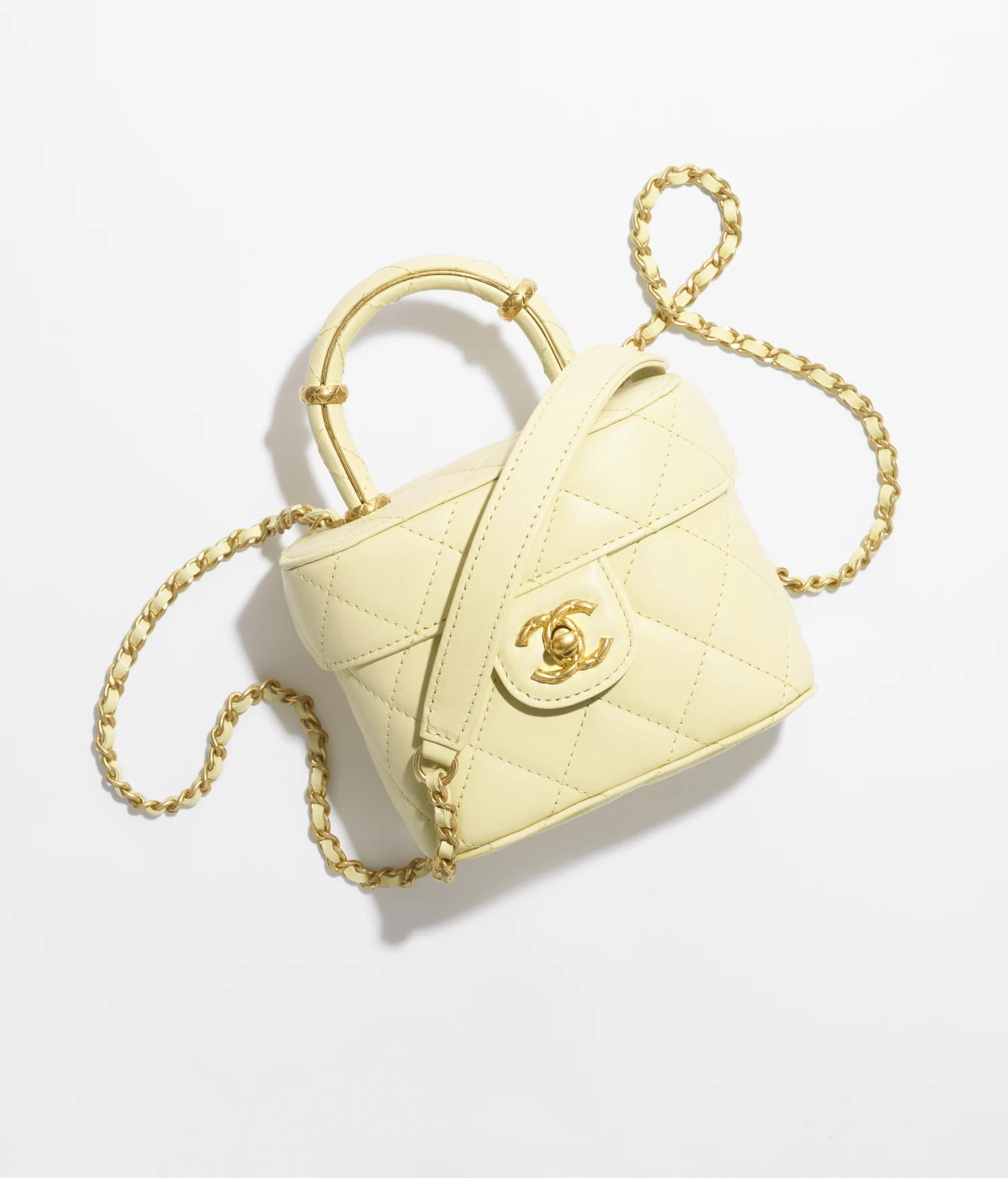SMALL VANITY CASE-Light Yellow