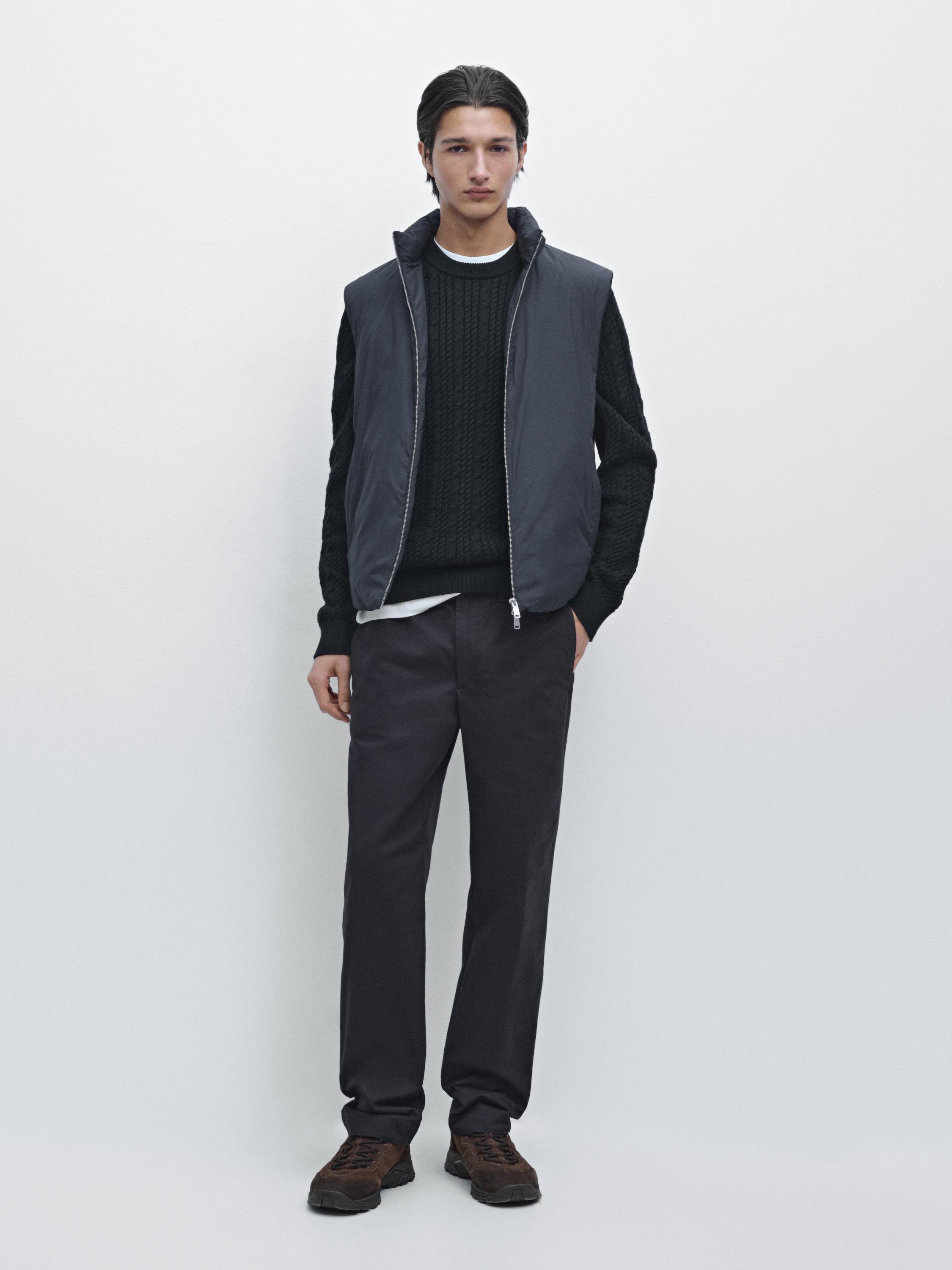 Pantalón jogger fit mezcla algodón