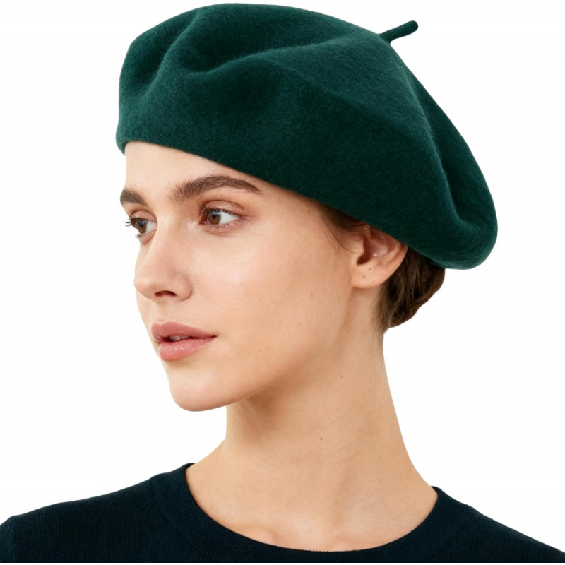 Women's French Beret Hat Solid Artist Hat