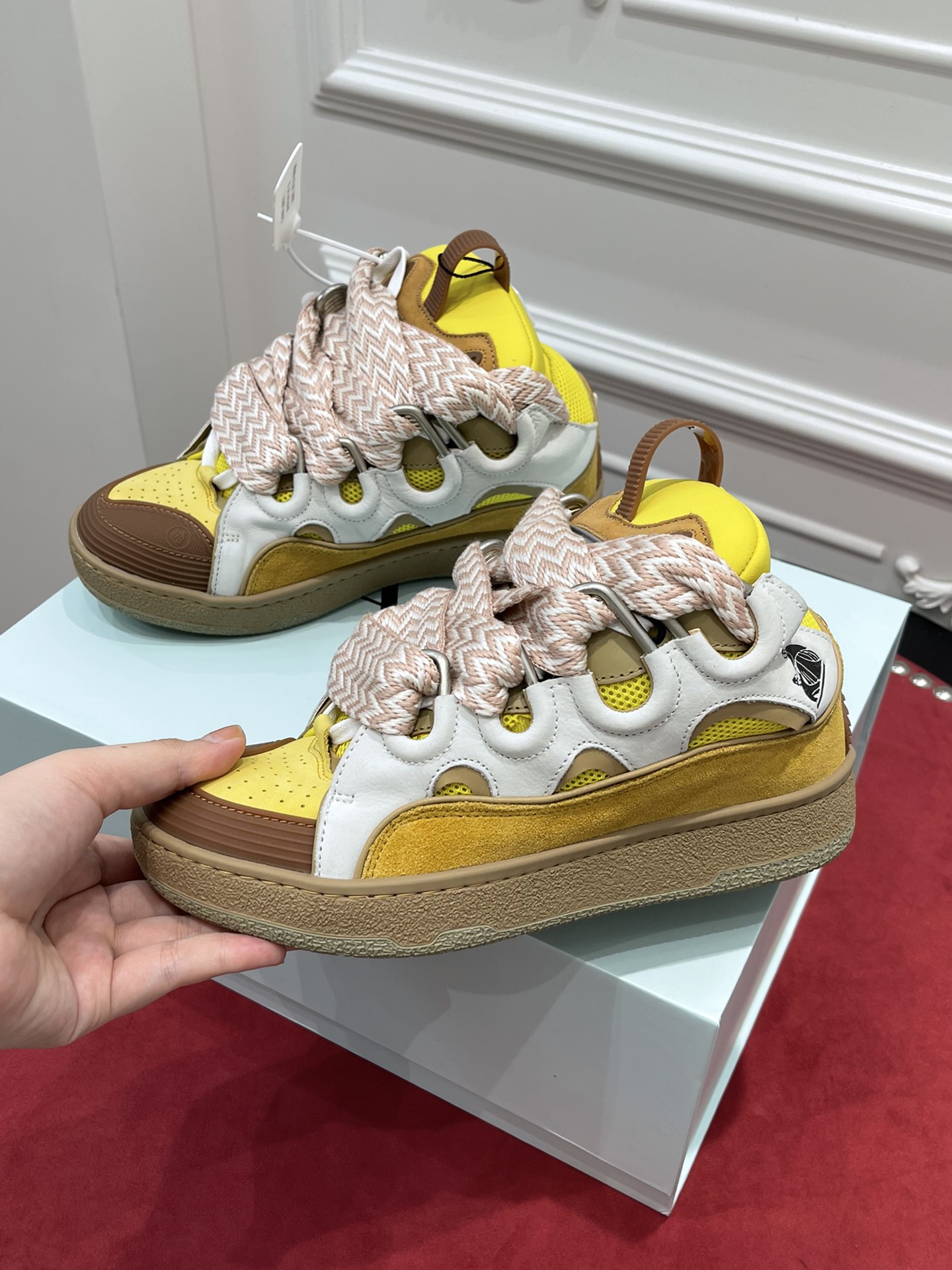 LAN Leather Curb Beige Yellow FM-SKRK11-DRAG-H200509