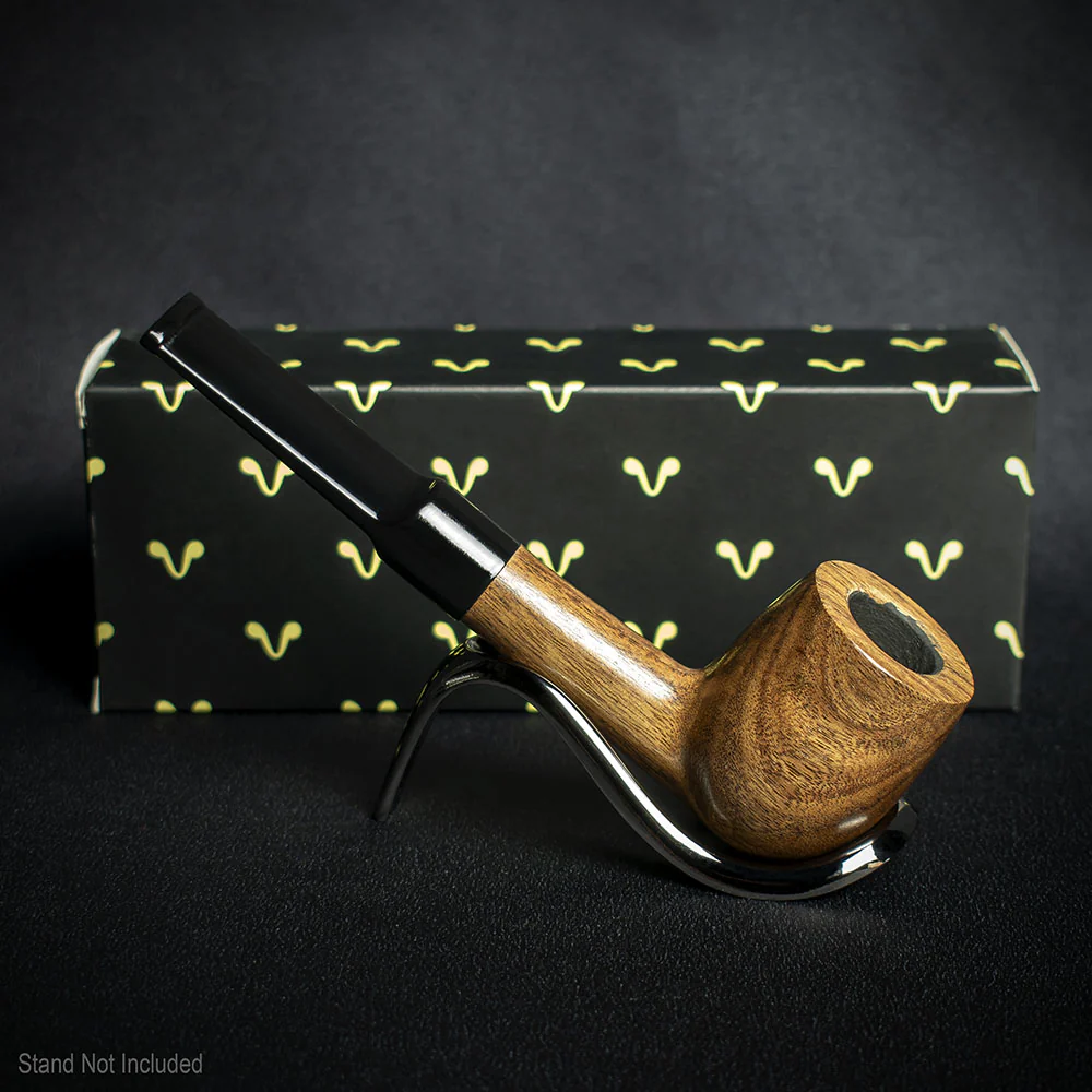 Smoke-King 9mm Cashew Wood Budget Pipe - Straight Billiard