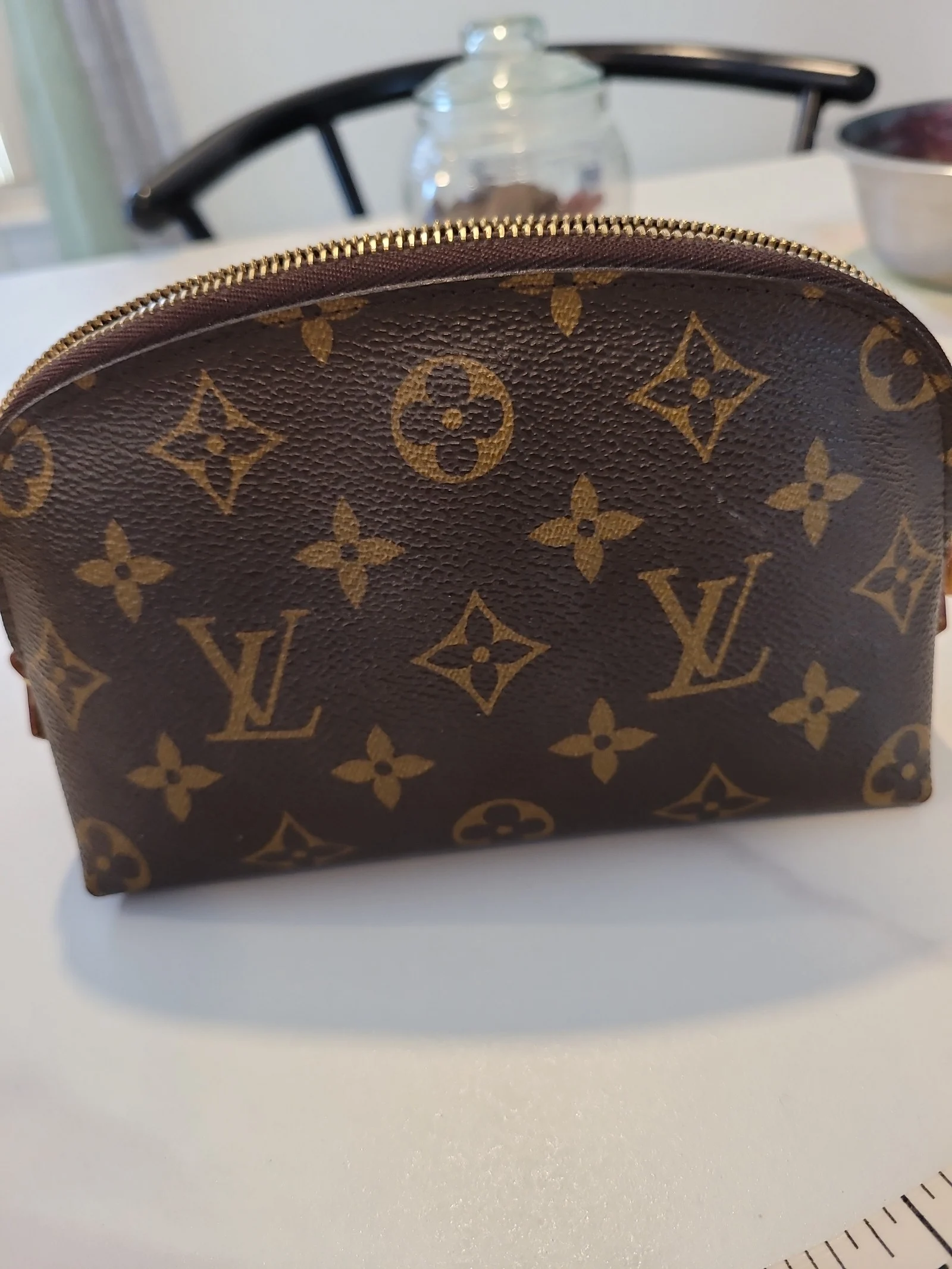 Louis Vuitton authentic cosmetic pouch FIRM