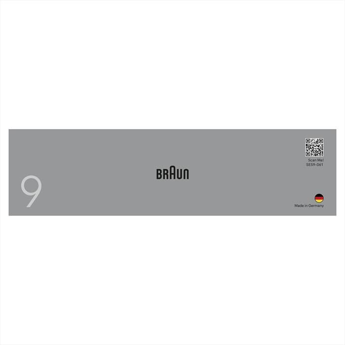 BRAUN - Epilatore SILK-ÉPIL 9 9-061-BIANCO/ARGENTO