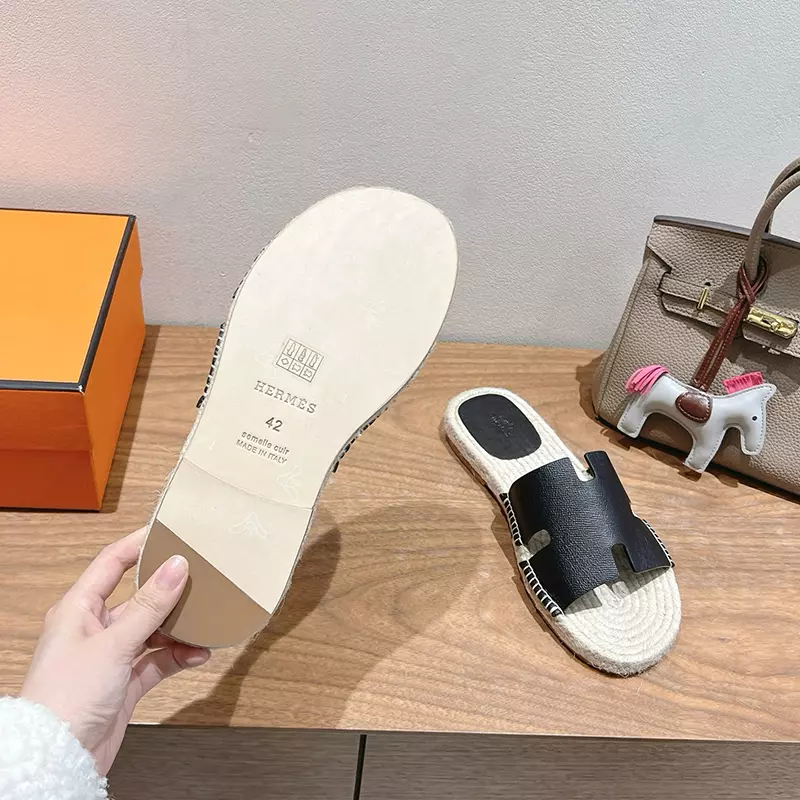 Fashion High Quality Real Leather Slippers LX-872327