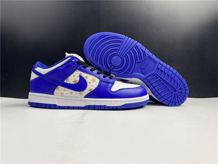 NK SB Dunk Low Supreme Stars Hyper Royal DH3228-100