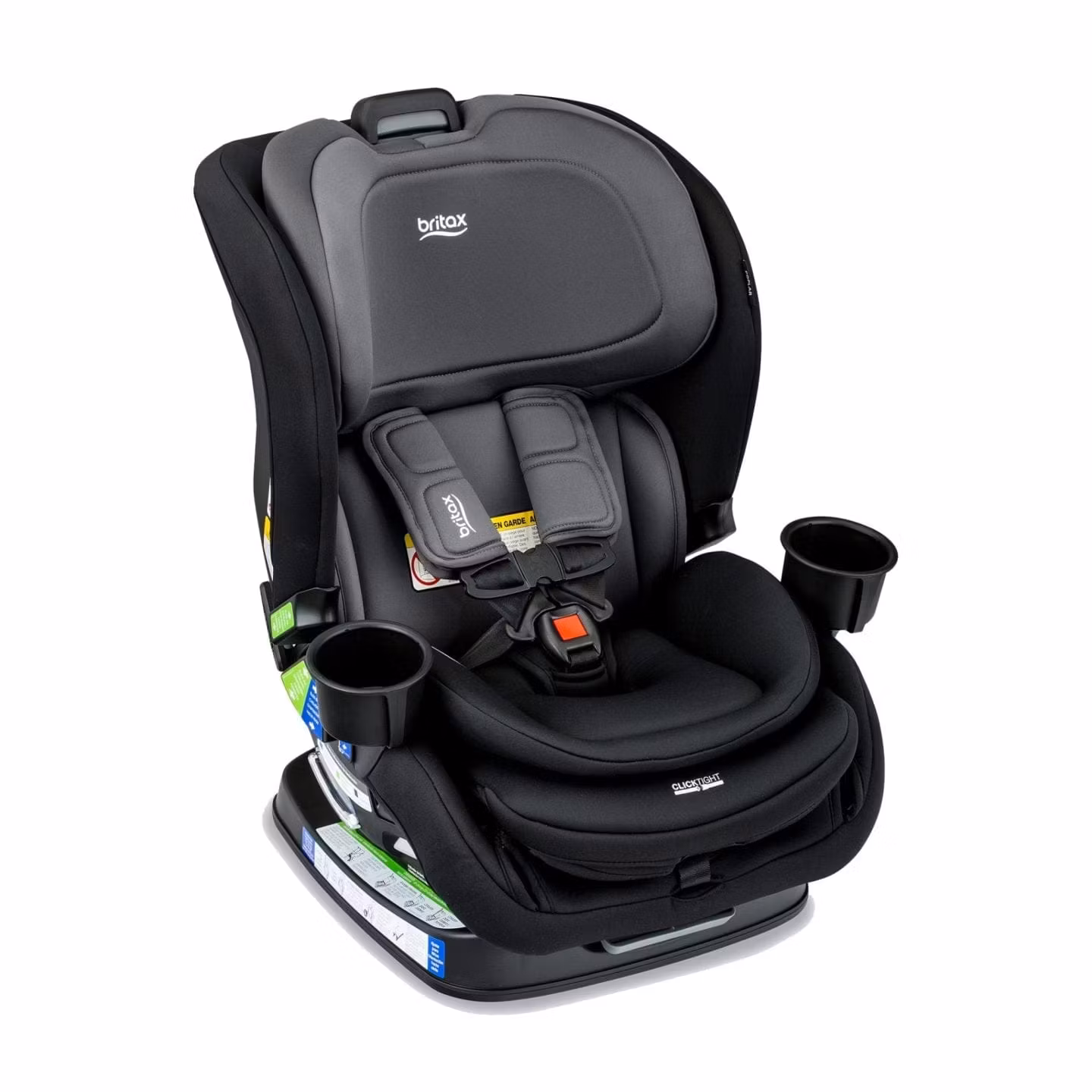 Britax Poplar ClickTight Convertible Car Seat, Slim 17-Inch Design - Stone Onyx