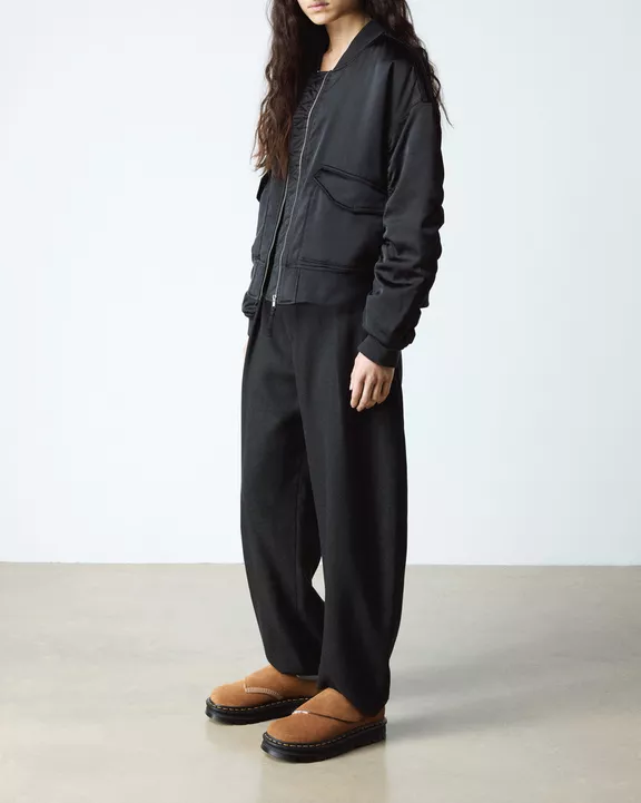 Zebzag AnyWair Warm Lined Suede Mules