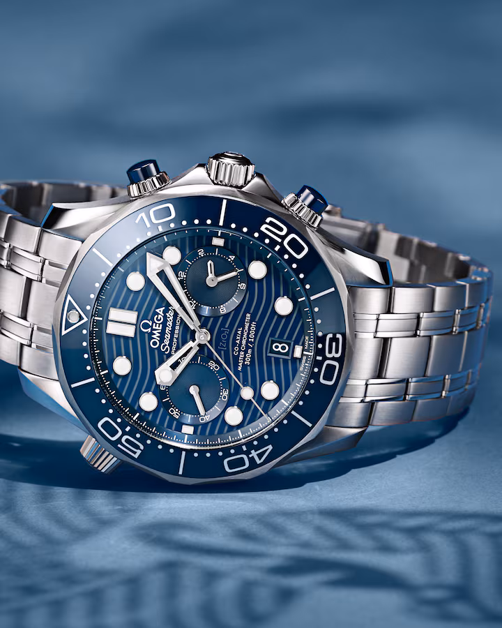 Omega Seamaster Diver 300M 44mm Blue Dial Stainless Steel Bracelet 210.30.44.51.03.001