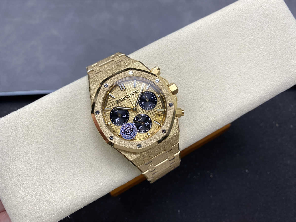 Audemars Piguet 26240 Replica – APS Frosted Gold Royal Oak Chronograph
