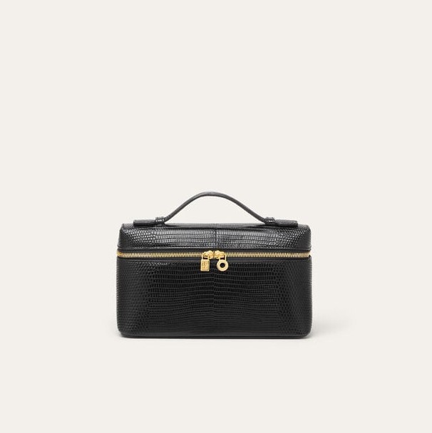 Loro Piana FAO6385 Extra Pocket L19 Black/Sun Gold