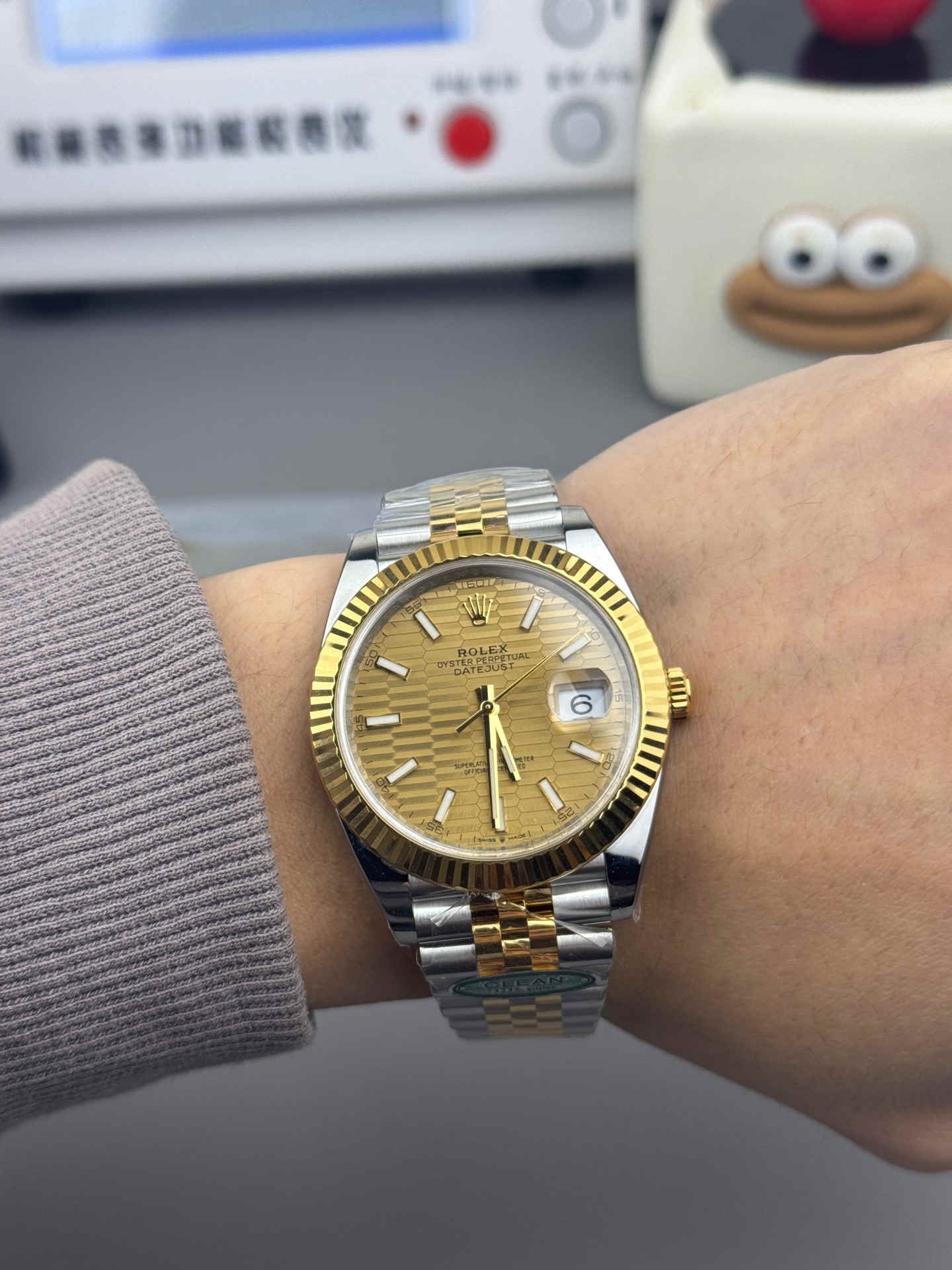 Clean Factory 126333-0022 Two-Tone Datejust 41 Replica