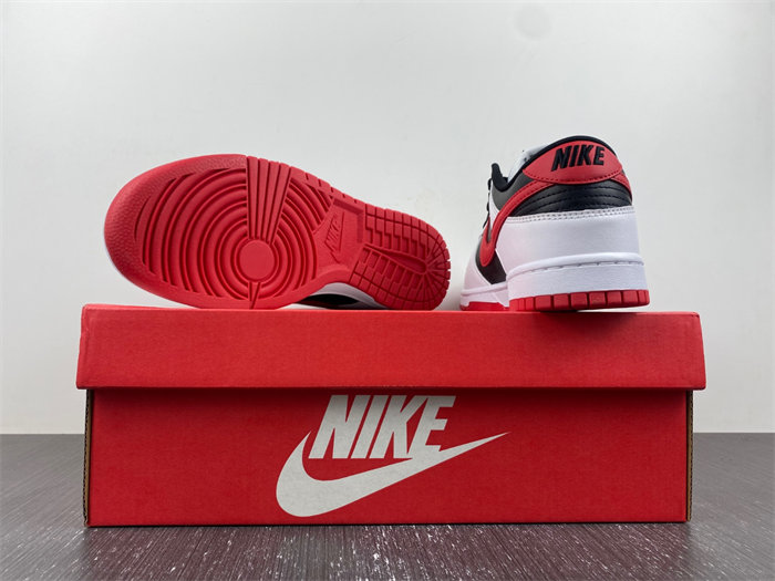NK Dunk Low Retro White Black University Red FD9762-061
