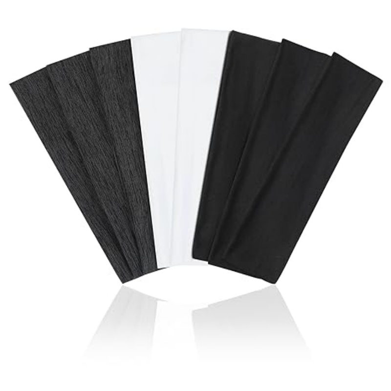 RUNBANDPRO 8 Pack Sport Headbands for Women