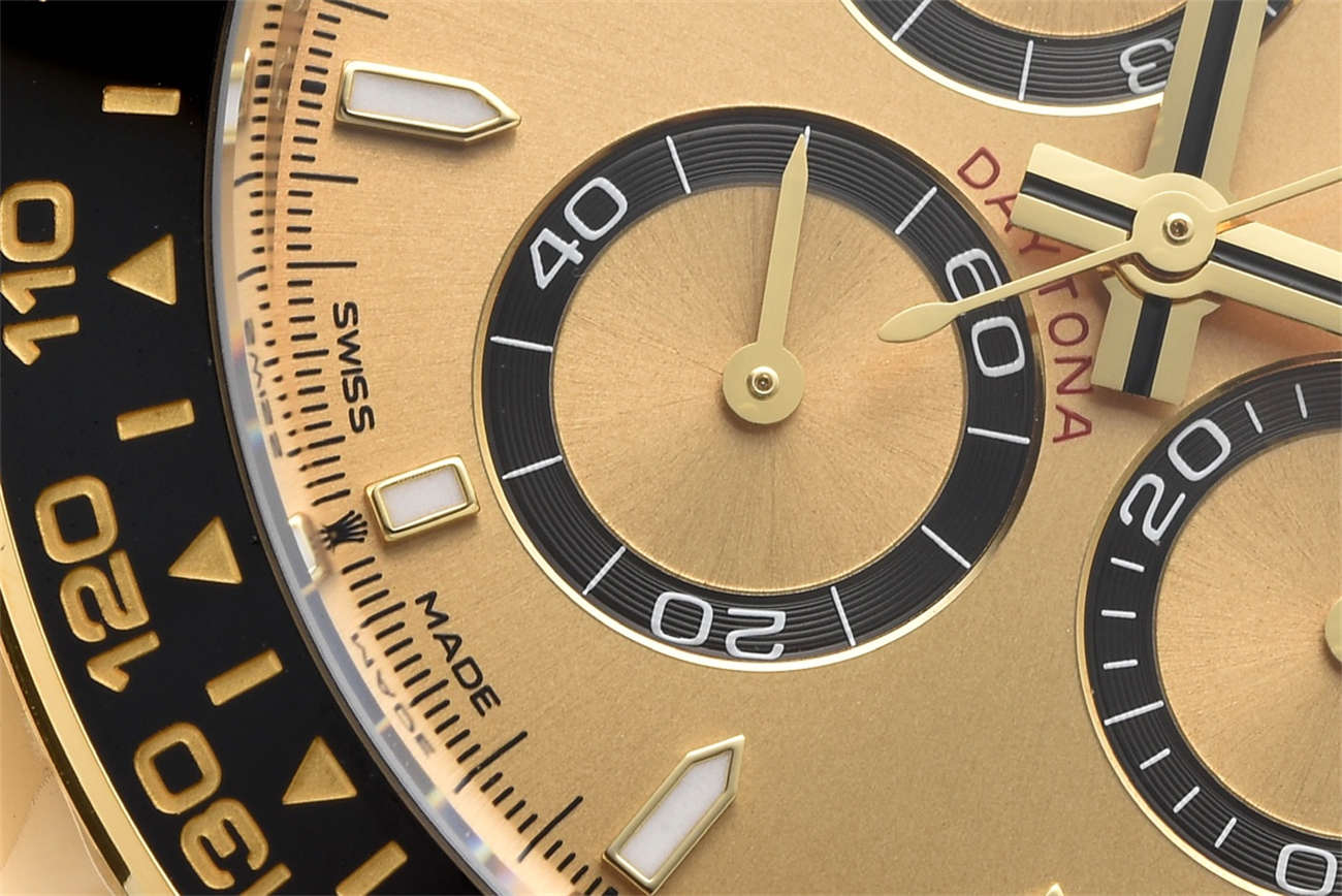 Rolex Daytona 126518LN Replica – 18K Yellow Gold Oysterflex Chronograph