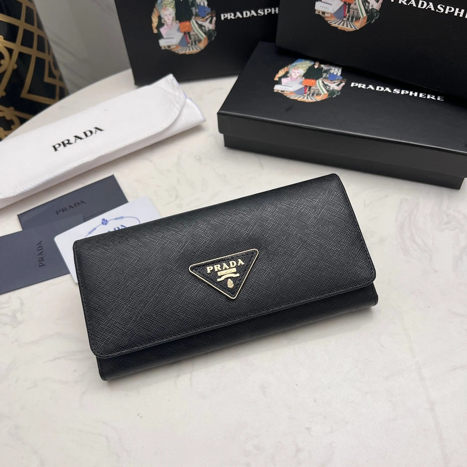 [Prada] Simple & Modern: A New Classic in Saffiano Leather - Special Price for a Limited Time Only