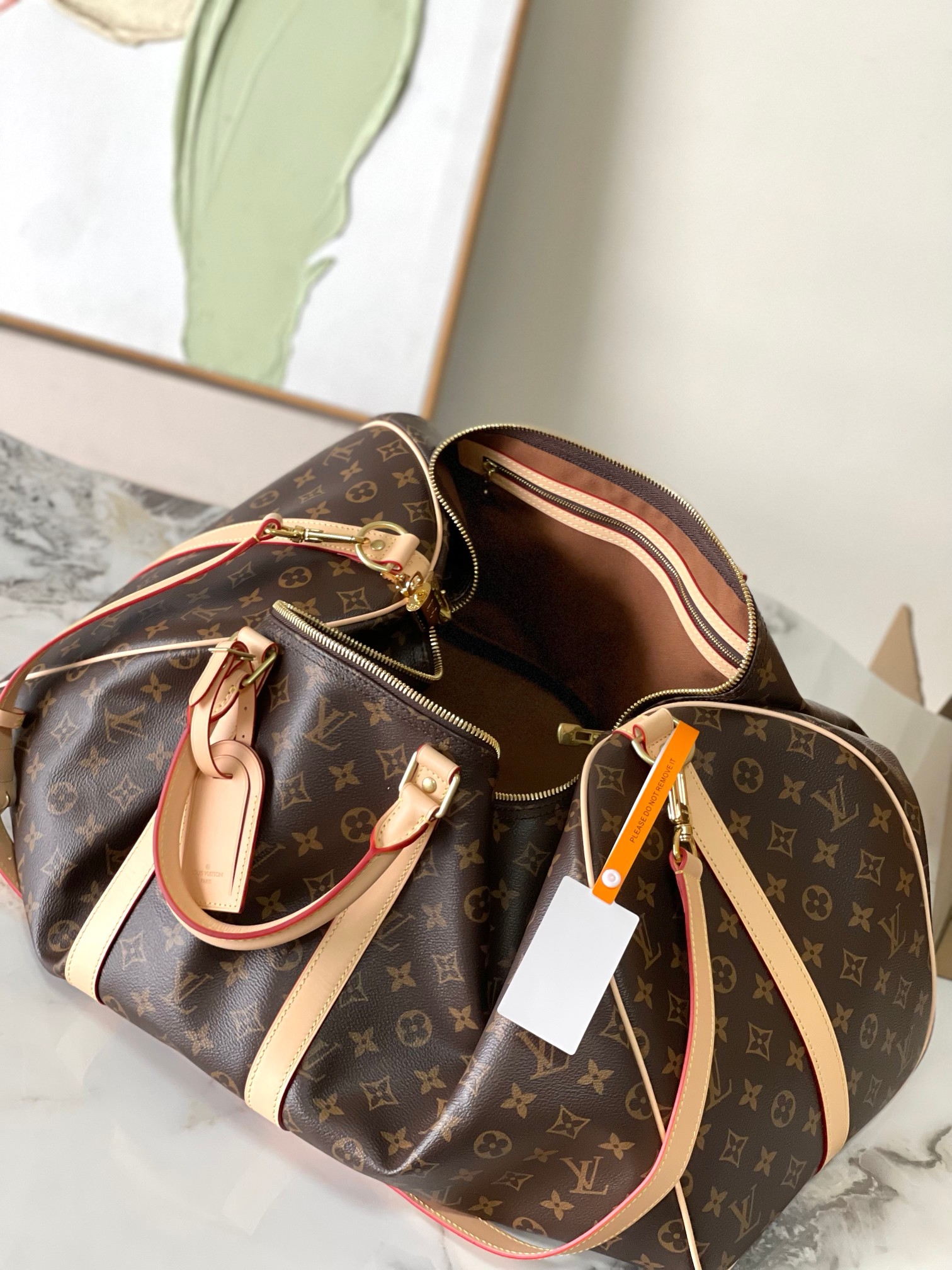 LV  Monogram Keepall Bandouliere 55