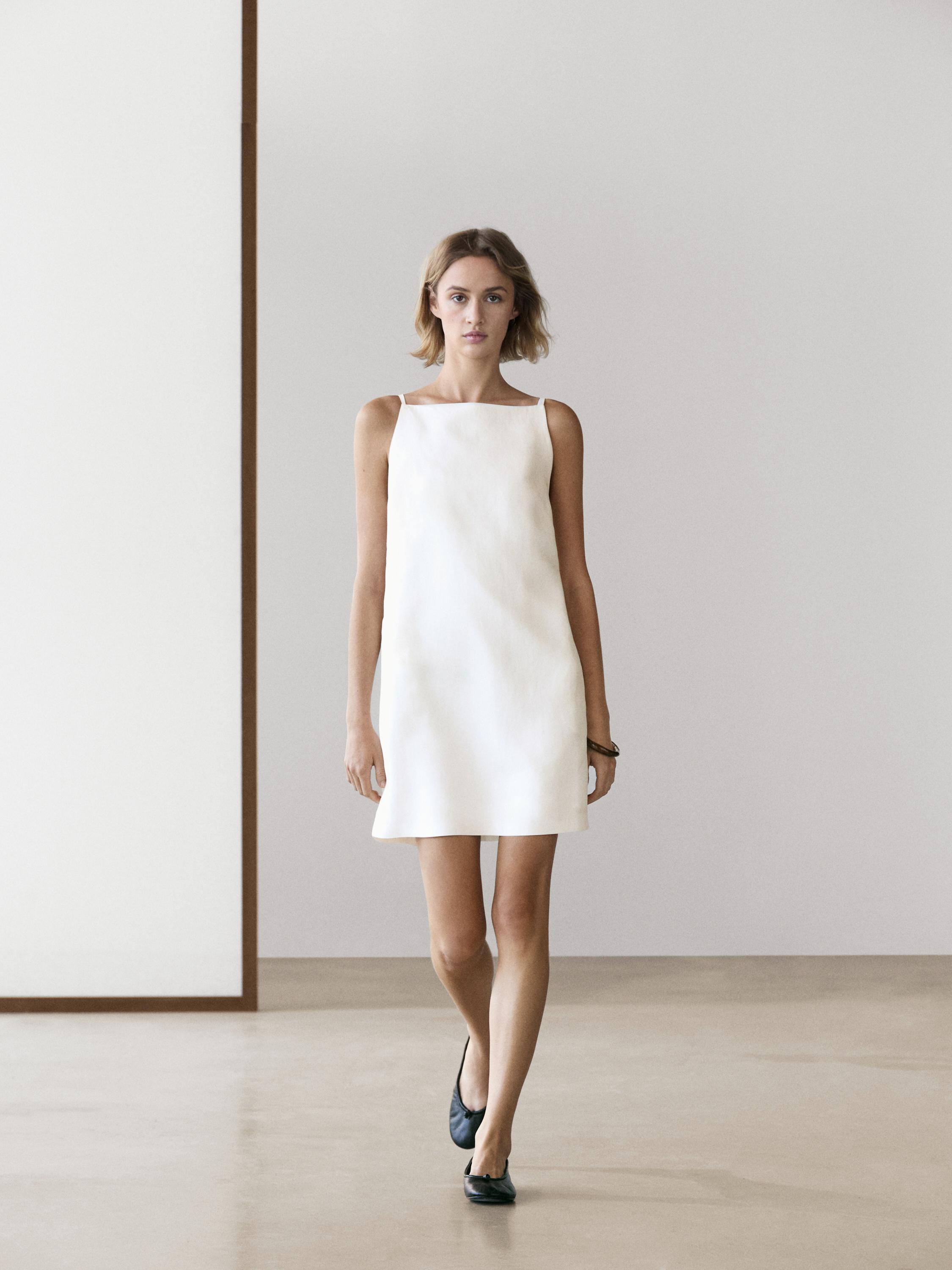 Vestido mini fluido