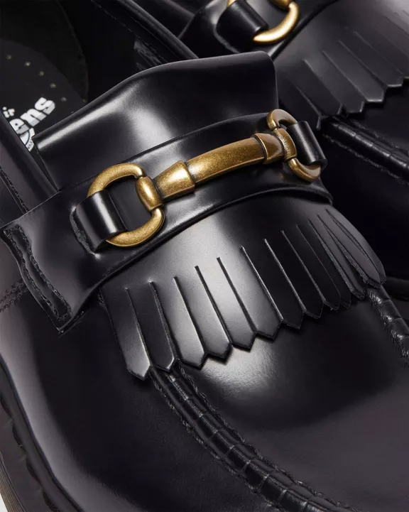 Adrian Snaffle Smooth Leather Tassel Loafers