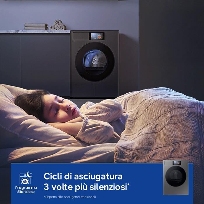 SAMSUNG - Asciugatrice DV90F09F4SU3 9Kg Classe A-Nero