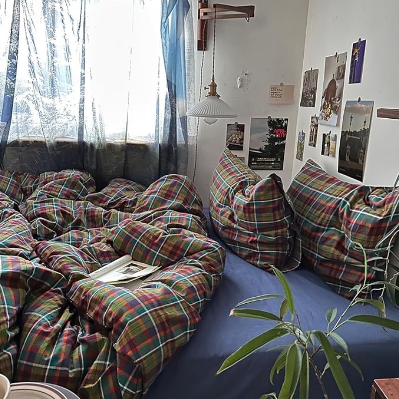 Buffalo Plaid Duvet Cover Queen