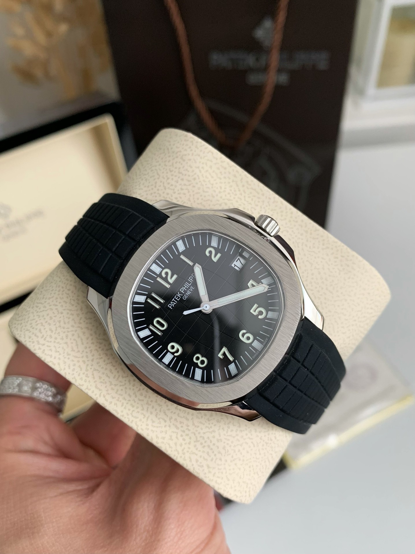 PP Custom Green grenade 5167R series Watch