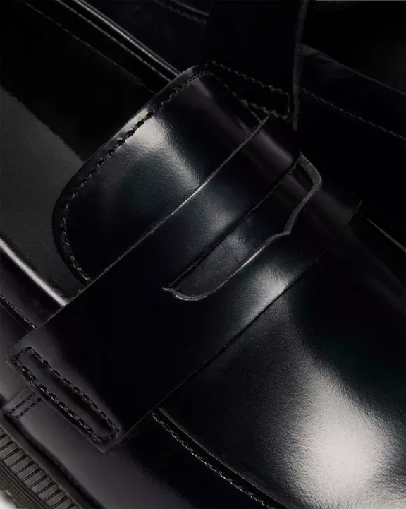 Temara Polished Smooth Leather Loafers