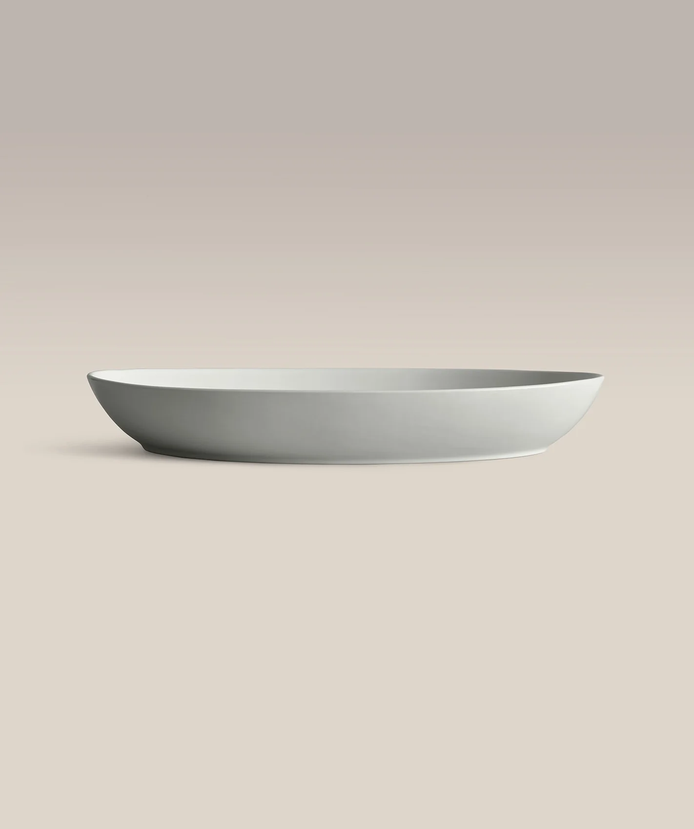 Oval Low Serving Bowl